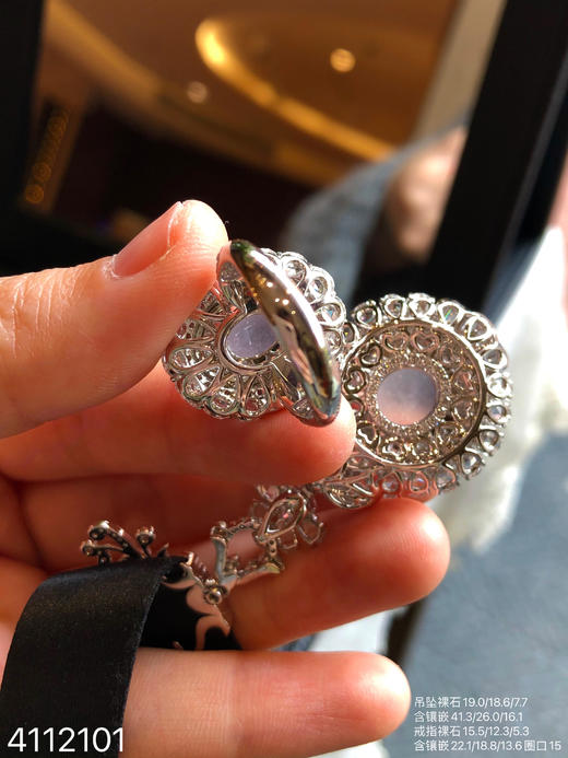 玻璃种蛋面套装【4112101】具体价格微信咨询 商品图7