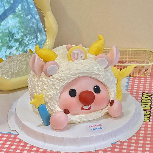 黑巢-摩羯露比生日蛋糕 商品图0