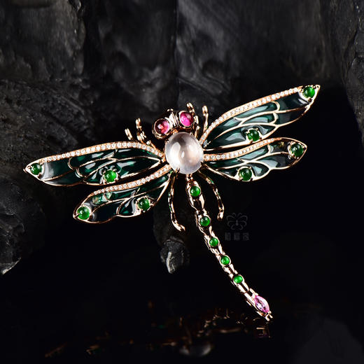 【腾飞】空窗珐琅蜻蜓胸针-XZ12311027 商品图3