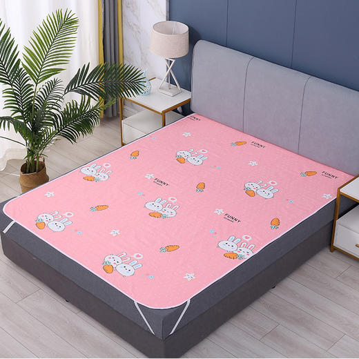 【安全无荧光剂 安睡整晚！】月经垫生理期防水可洗大姨妈垫子专用，防漏例假经期小床垫双面可用 适用不同季节！ 商品图6