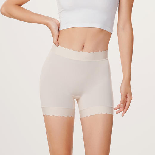 都市丽人轻塑打底裤女锦氨塑身薄款三分裤LL41A3 商品图1