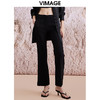 VIMAGE纬漫纪春季新款高腰简约百搭显瘦裤子V2105733 商品缩略图0