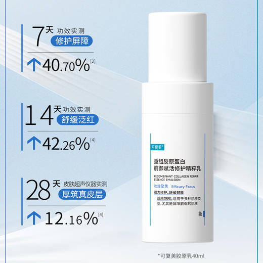 可复美重组胶原蛋白肌御赋活修护精粹水乳 商品图1