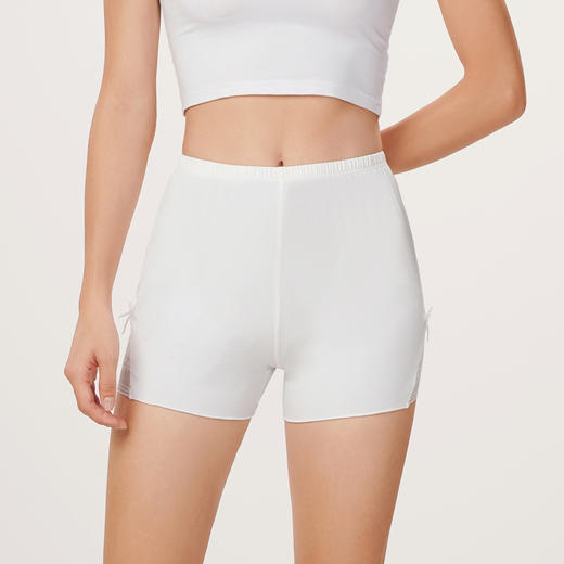 都市丽人轻塑打底裤女泳布塑身薄款三分裤LL41A6 商品图1