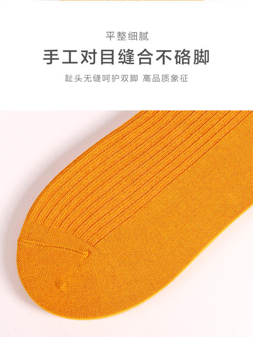 足装秀新品女款秋冬长筒抽条堆堆袜吸湿发热保暖反织复古长邦女袜 商品图6