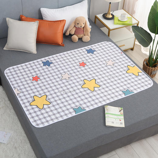 【安全无荧光剂 安睡整晚！】月经垫生理期防水可洗大姨妈垫子专用，防漏例假经期小床垫双面可用 适用不同季节！ 商品图11