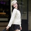白色小香风轻薄羽绒服女冬季2023新款小个子短款气质时尚显瘦外套 商品缩略图2