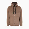 EMPORIO ARMANI 阿玛尼 男士柔软初剪羊毛连帽外套 浅棕 6R1B94 1NMYZ 0144 商品缩略图0