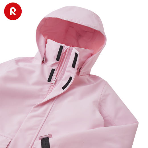 reima男女儿童夹克2024春季新款户外 拒水运动耐磨连帽外套 商品图3