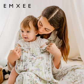 EMXEE嫚熙婴儿洗脸毛巾纯棉纱长巾儿童口水巾-H