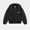 KENZO 高田贤三 女士徽标贴花短款派克羽绒服 黑色 FD62 BL173 9NK 99 商品缩略图0