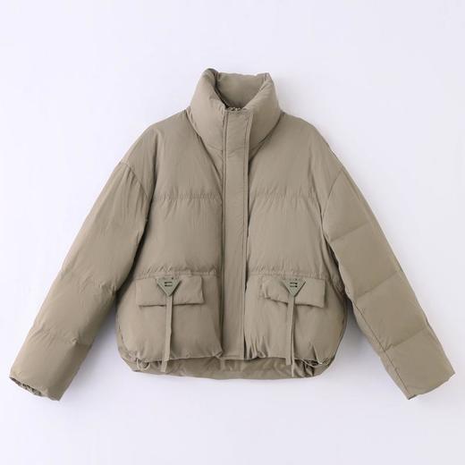 轻薄绗缝羽绒服女款2023年新款冬季短款气质小个子泡芙感面包服外 商品图4