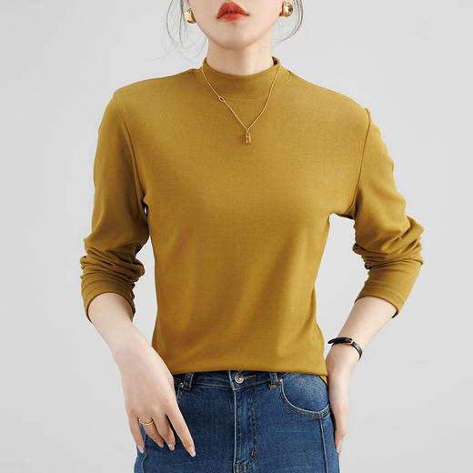 【E】【两件装】水溶磨毛打底衫 商品图2