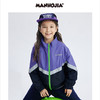 漫画家潮童装中大童拼接撞色户外拒水风衣儿童反光机能风外套上衣 商品缩略图2