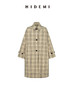 HIDEMI 卡其格纹廓形伞状长款风衣套装 商品缩略图11
