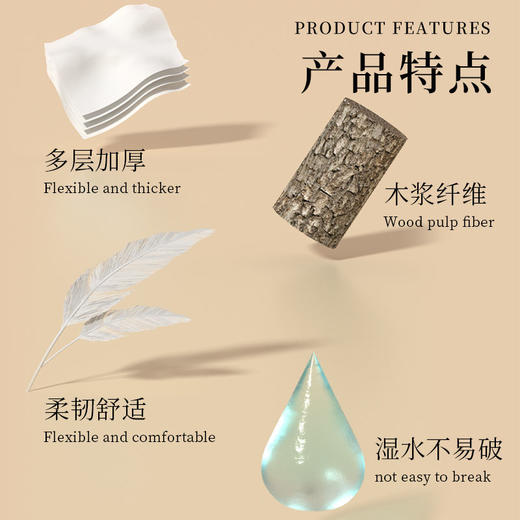 大包悬挂抽取式卫生纸家用提挂式抽纸擦手纸厕纸大包平板纸巾1包 商品图9