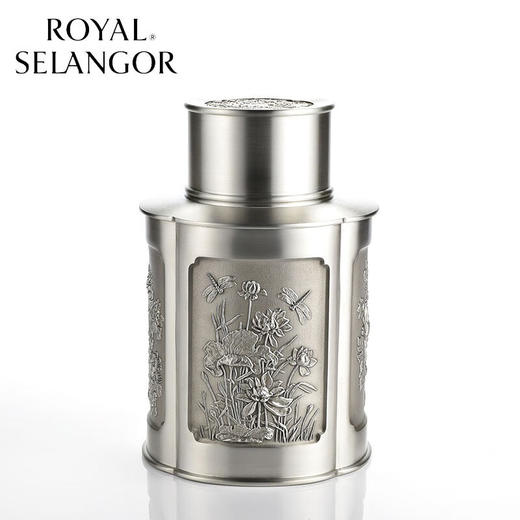 Royal Selangor皇家雪兰莪 四季茶叶罐 锡罐 工艺礼品密封茶叶罐茶具金属密封罐 商品图1