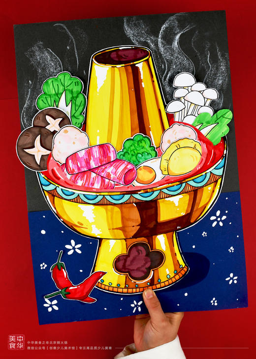 《传统美食与文化的融合：老北京铜火锅》寒假/美食/新年/马克笔高年级/自动发货：下单后，点击手机短信中收到的链接，即可获取文件下载的链接；如有任何问题，可添加客服微信hm33268获得帮助。 商品图0