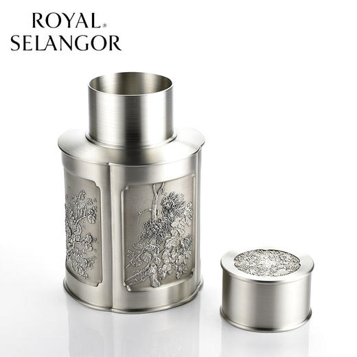 Royal Selangor皇家雪兰莪 四季茶叶罐 锡罐 工艺礼品密封茶叶罐茶具金属密封罐 商品图2