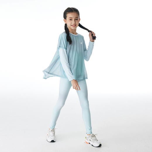 onmygame【海豚裤】女童鲨鱼裤儿童高弹瑜伽裤春装运动紧身打底裤 商品图2