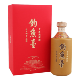 预售 钓鱼台 十年陈酿酒 10年陈酿 53度 酱香型 500ml