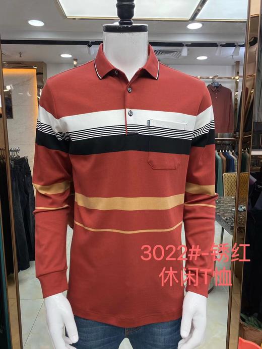 男反领长袖T3022 商品图1