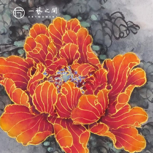 叶泉 2.7平尺竖屏 花鸟画原作 47x68CM 《耐久黄花是故人》《倾国佳人》手绘纸本宣纸国画作品 本期直播特供2张，优惠售完即止！[现货包邮] 商品图6