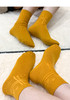 足装秀女新款秋冬丝光羊毛保暖柔软双针暗纹纯色中邦百搭春季女袜 商品缩略图9