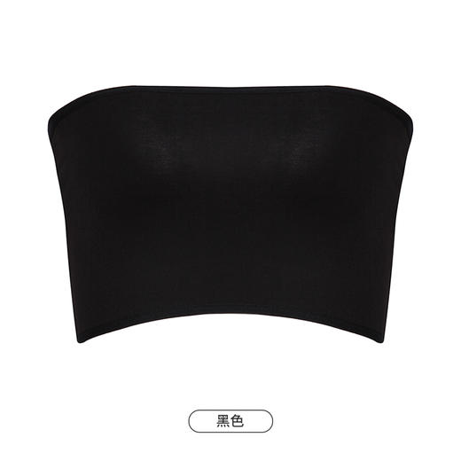 都市丽人抹胸女棉莫背心无罩杯一字抹胸无钢圈无排扣LV4AA3 商品图9