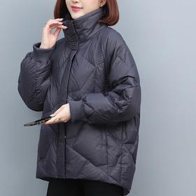 棉服女2023年新款冬季妈妈短款宽松大码加厚羽绒棉袄立领棉衣外套