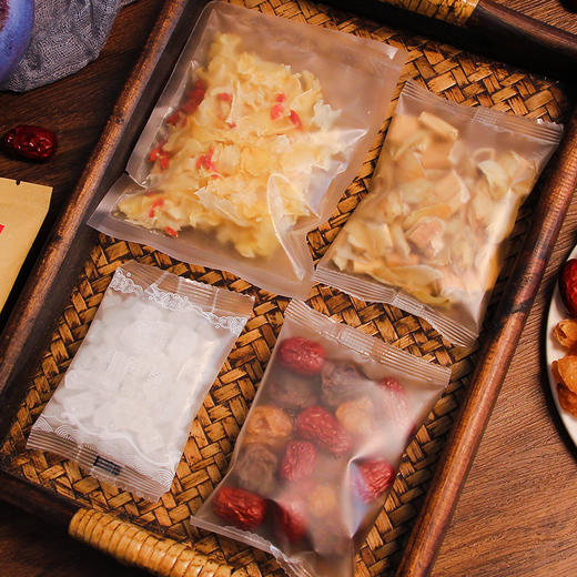 【老北京匠心】小吊梨汤 秋冬饮品小吊梨汤冰糖雪梨银耳桂圆鲜芦根红枣枸杞茶汤120g 商品图3