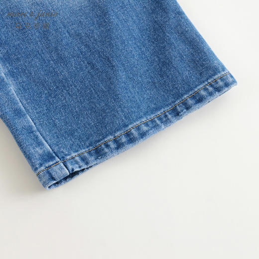 马克珍妮女童时尚百搭直筒牛仔裤儿童纯棉裤子2024春装新款240226 商品图4