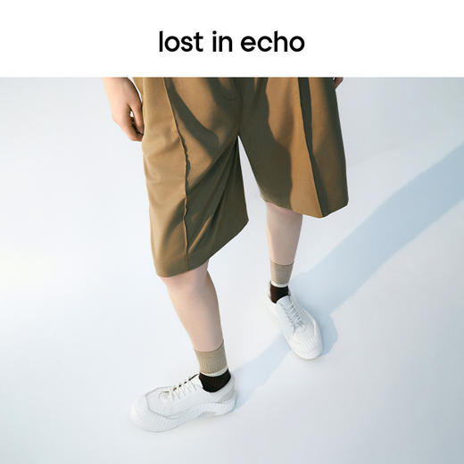 [捡漏价]lost in echo2024春季新品不规则波浪流线边厚底休闲鞋饼干鞋女 商品图3