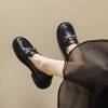 ZHR乐福鞋女2024春季新款韩版时尚百搭ins法式金属衔扣小皮鞋 商品缩略图7