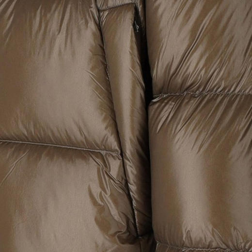 EMPORIO ARMANI 阿玛尼 男士徽标绗缝连帽羽绒服 深棕色 6R1B97 1NKZZ 0440 商品图3