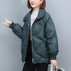 棉服女2023年新款冬季妈妈短款宽松大码加厚羽绒棉袄立领棉衣外套 商品缩略图2
