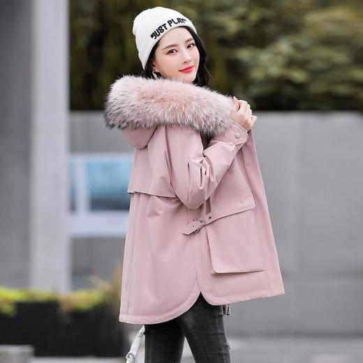 派克服羽绒服女短款2023年冬季新款小个子气质时尚白鸭绒显瘦外套 商品图2