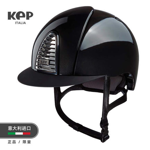 KEP马术头盔 意大利进口黑色骑士头盔 骑马头盔 儿童骑马头盔 商品图0