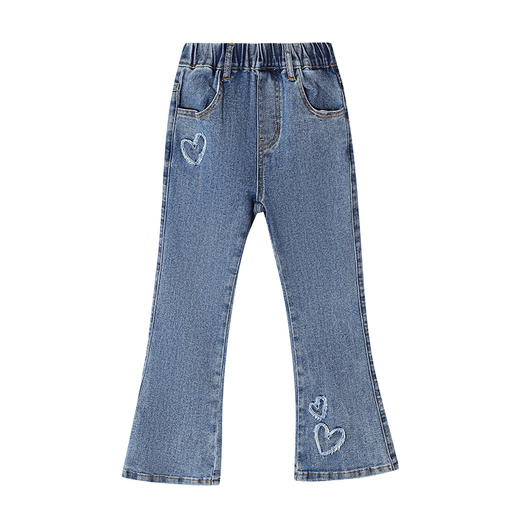 笛莎Deesha 女童裤子2024新款女童牛仔裤 商品图4