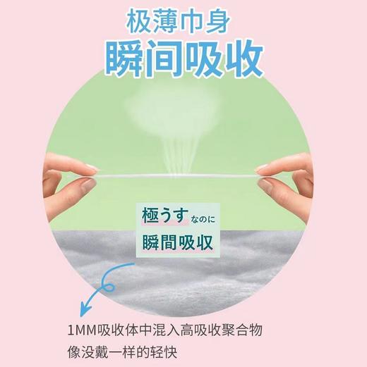 花王乐而雅S系列超薄纯棉卫生巾护翼型（夜用35cm） 商品图4