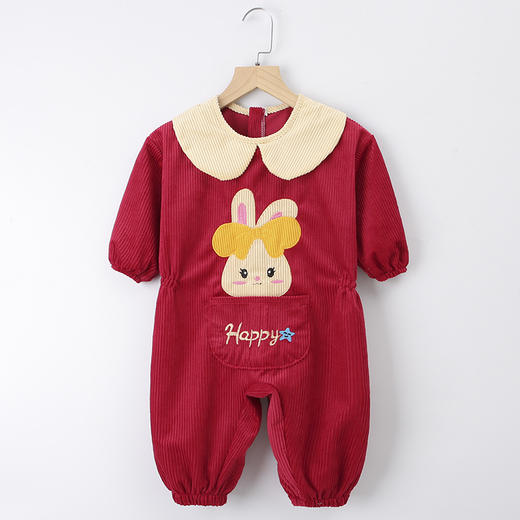 【柔软舒适，给宝贝贴心守护！】宝宝连体爬服罩衣秋冬婴儿爬爬衣，儿童一体爬行服防水防脏连体哈衣，为宝宝带来更好的护理和保护！ 商品图3