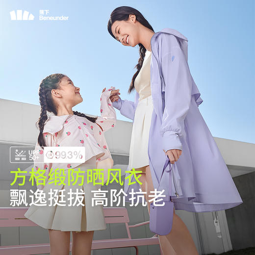 蕉下中长款防晒衣TS40424女春夏轻薄户外防晒服防紫外线风衣外套 商品图4