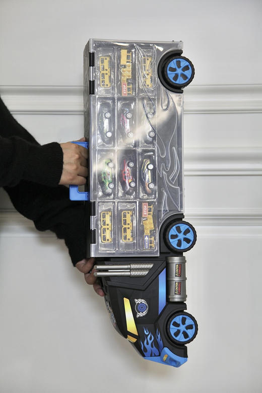 【青艺|大型双面收纳货柜玩具车】高端玩具❗️63cm大卡车🚛➕18辆小车➕1辆货柜车🚙 ✅PP+合金材质，防摔耐磨 ✅可伸缩手拎，收纳方便 商品图2