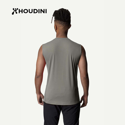 HOUDINI胡丁尼 Pace Air Tank 空速 男款户外透气轻量速干无袖背心860021 商品图3