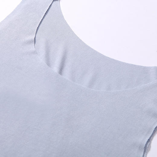 都市丽人宽肩背心女人棉细罗纹背心无罩杯无钢圈无排扣LV4AA1 商品图5