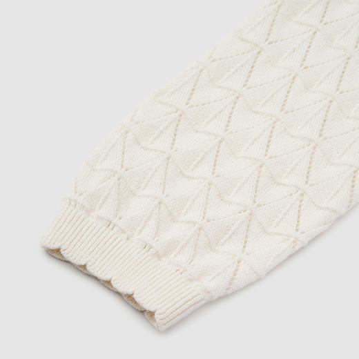 英氏童装外套可爱提花针织女宝宝外套2024春季新款YRWBJ1Q247A 商品图3