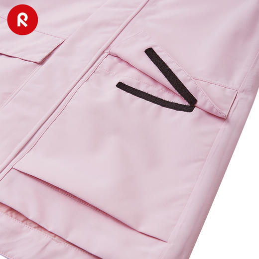 reima男女儿童夹克2024春季新款户外 拒水运动耐磨连帽外套 商品图4