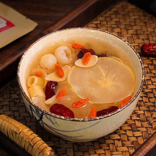 【老北京匠心】小吊梨汤 秋冬饮品小吊梨汤冰糖雪梨银耳桂圆鲜芦根红枣枸杞茶汤120g 商品图2