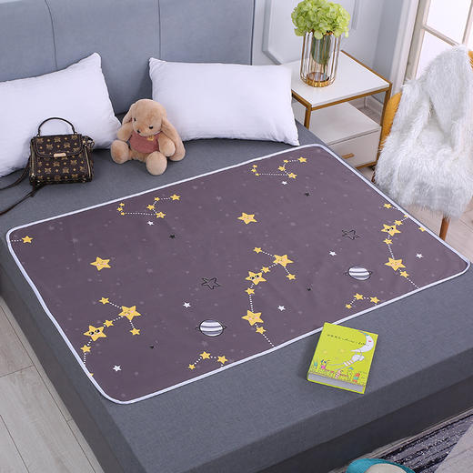 【安全无荧光剂 安睡整晚！】月经垫生理期防水可洗大姨妈垫子专用，防漏例假经期小床垫双面可用 适用不同季节！ 商品图13