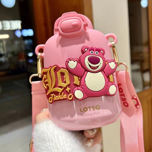 【温润常陪，持久保温！】草莓熊2023新款保温杯女生高颜值儿童水杯子，学生吸管水壶生日礼物，精致外观设计可爱草莓熊图案，使其成为女生们时尚的选择！ 商品图12